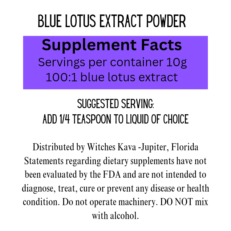 Blue Lotus Powder Extract